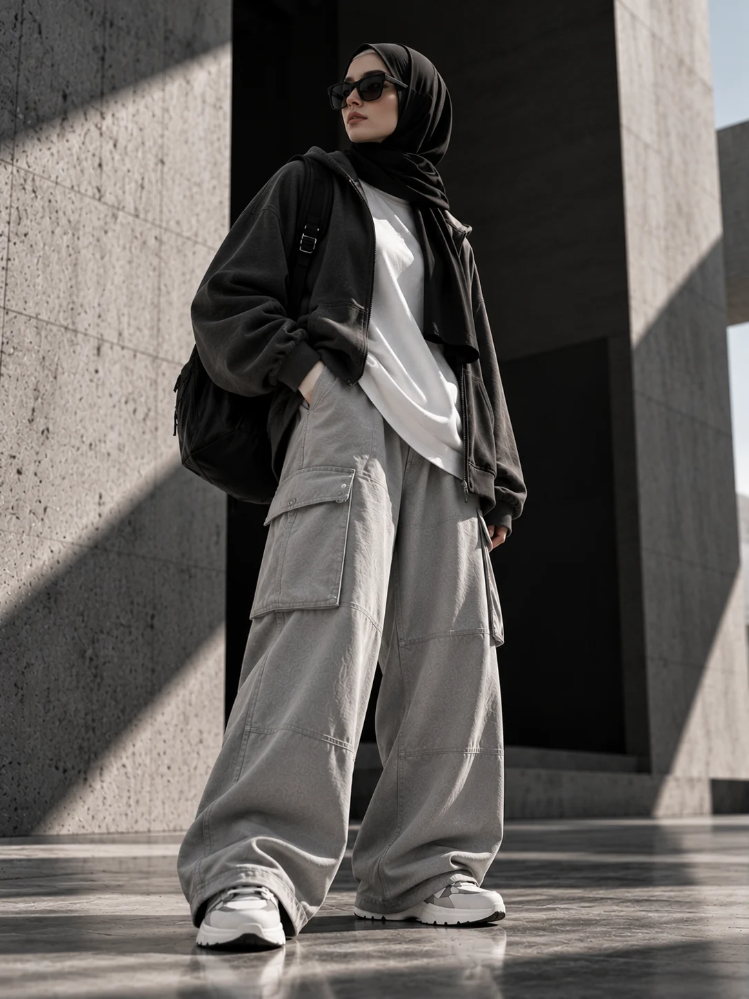 Modest contemporary womens streetwear